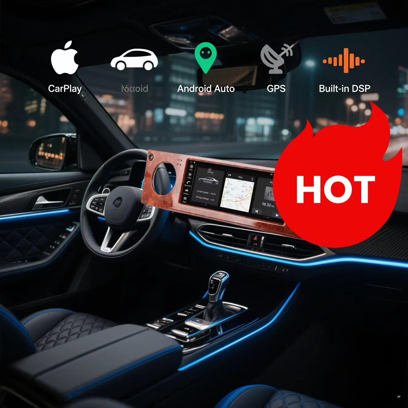 

NPL Car Radio For Rolls Royce Phantom 2004 2005 2006-2012 Android 13.0 Carplay Car Multimedia Player GPS Navigation Auto Stereo