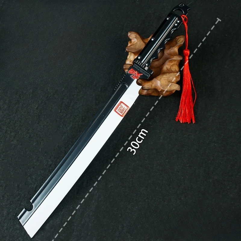 30 cm/11,81 Zoll Arena Breakout Kaisan Messer Spielperipheriegeräte Waffen Modelle Requisiten Metall Nahkampf Schwerter Messer Uncut Crafts Junge Geschenke