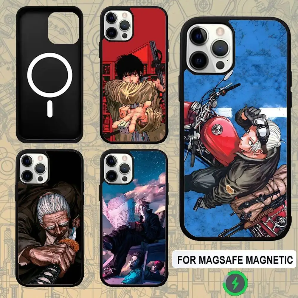 

S-Sakamoto Days Anime For Magsafe Wireless Charger Case For iPhone 15,16,17,13,14,11,12,Pro,Max,Plus,E,Air,Mini Cover