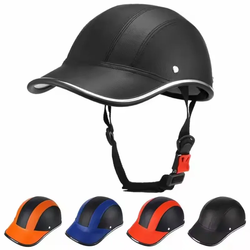 

Motorcycle Helmet Baseball Cap Anti-fall Durable Lightweight Safety Helmet Comfortable Breathable Battery Car Duck Tongue Helmet
