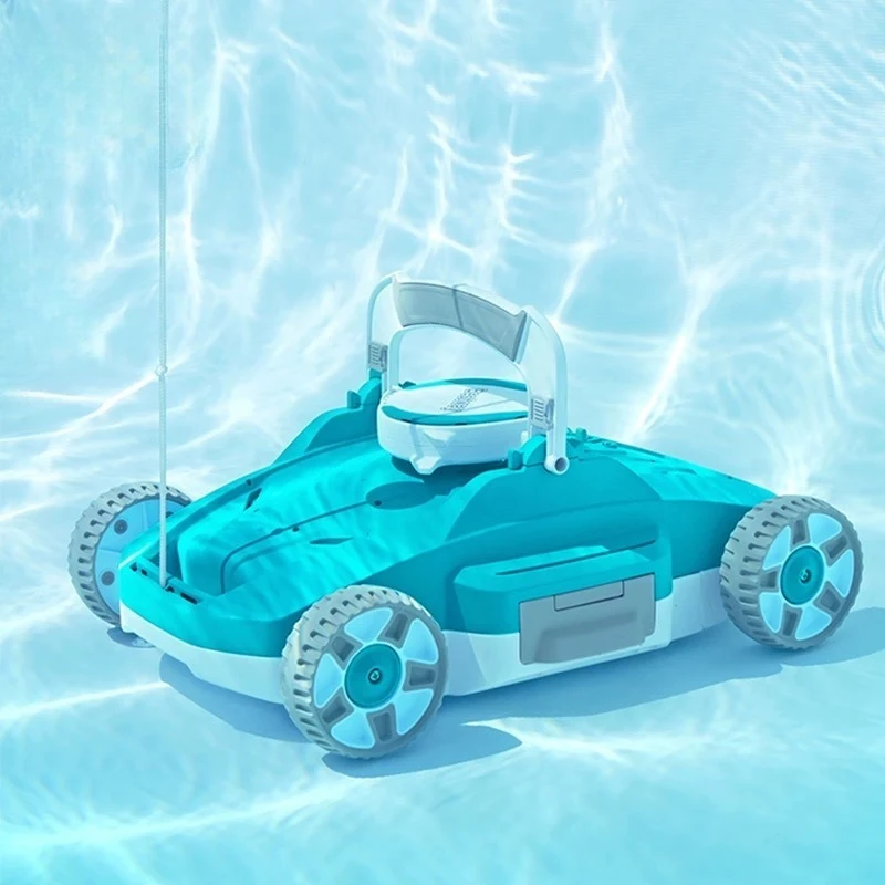 Automatic Robotic Pool Cleaner, Swimming Pool Bottom Vacuum, Intelligent Underwater Cleaning Machine