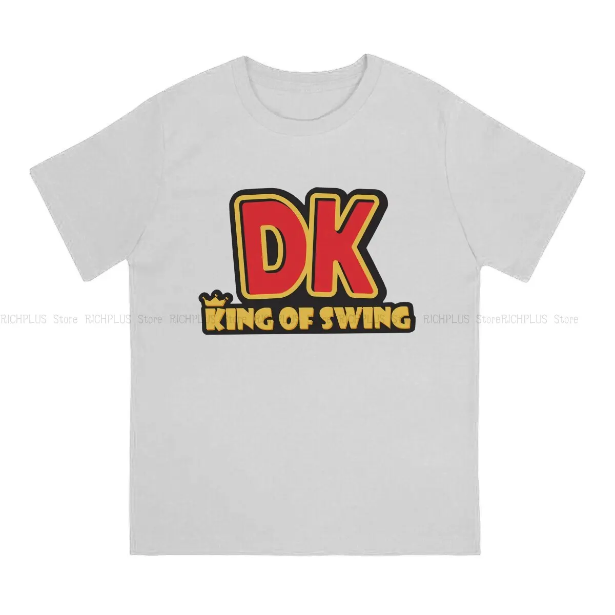 Donkey Kong Game TShirt Dk King Of Swing Classic Polyester T Shirt Oversized Men Tee Shirt Printing Big Sale