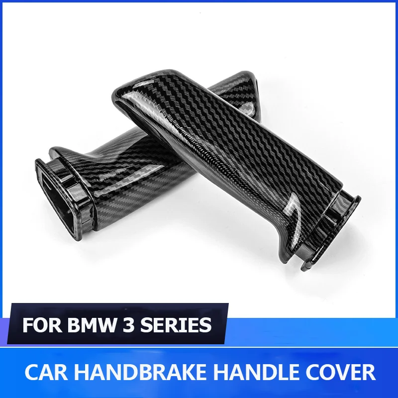 

for BMW 3 4 series X1 M3 M4 F80 F82 F48 E84 E90 E92 F30 F31 F34 Carbon Fiber Gearshift Handbrake Cover Car Styling Accessories