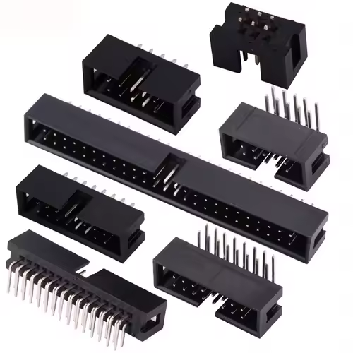 FC 6/8/10/12/14/16/18/20/24/26/30/34/40/50/60/64Pin 2.54mm Pitch Female IDC Socket Connector Ribbon Cable DC3 Header Male Socket - Image 6