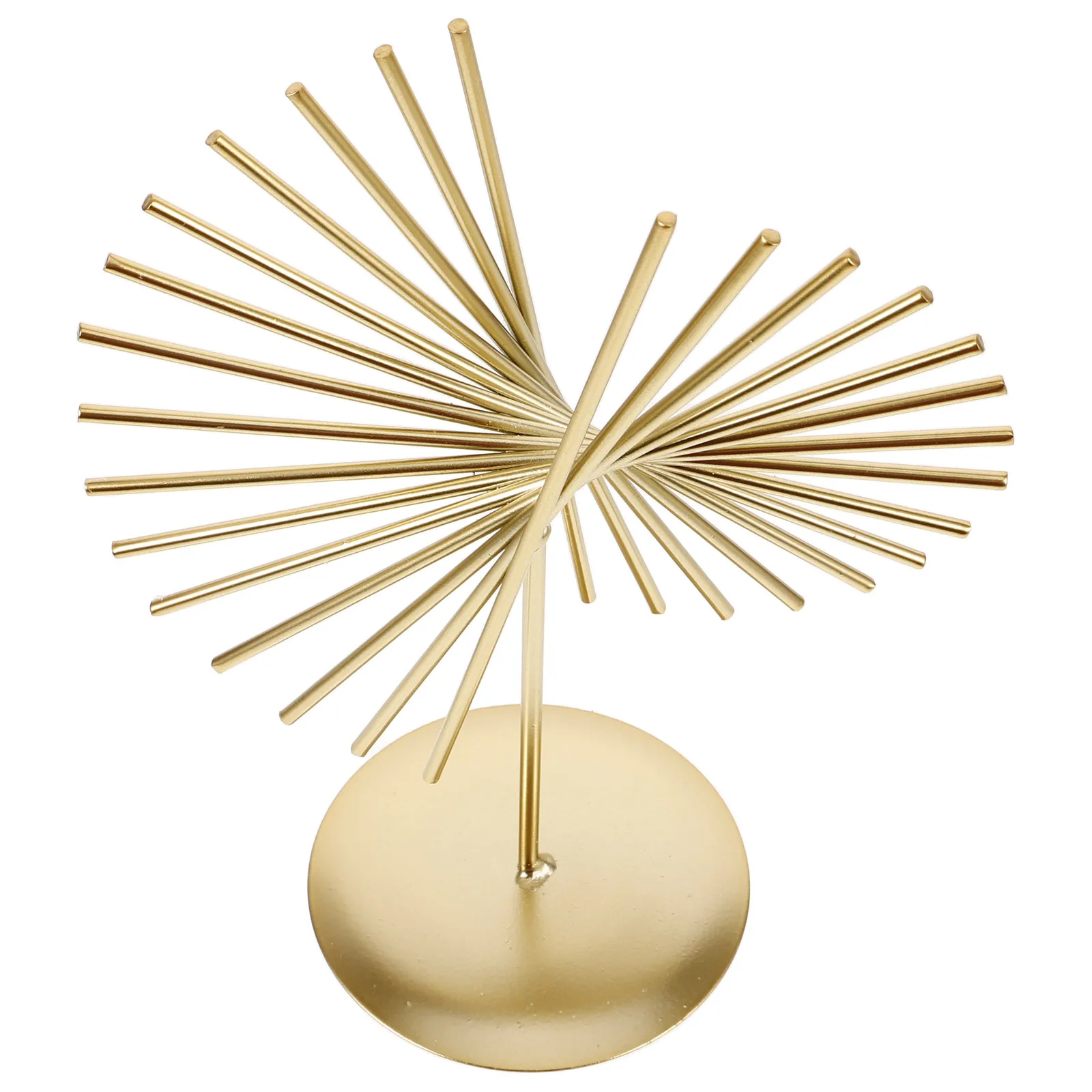 

Desktop Metal Sculpture Abstract Art Statue for Home Office Decor Modern Living Room Shelf Table Craft Decoration Elegant Design