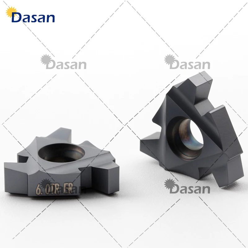 10PCS 22ER TR 22IR 4.0TR 5.0TR 6.0TR Tugsten คาร์ไบด์เกลียวใบมีด CNC ด้ายแผ่นเครื่องมือ