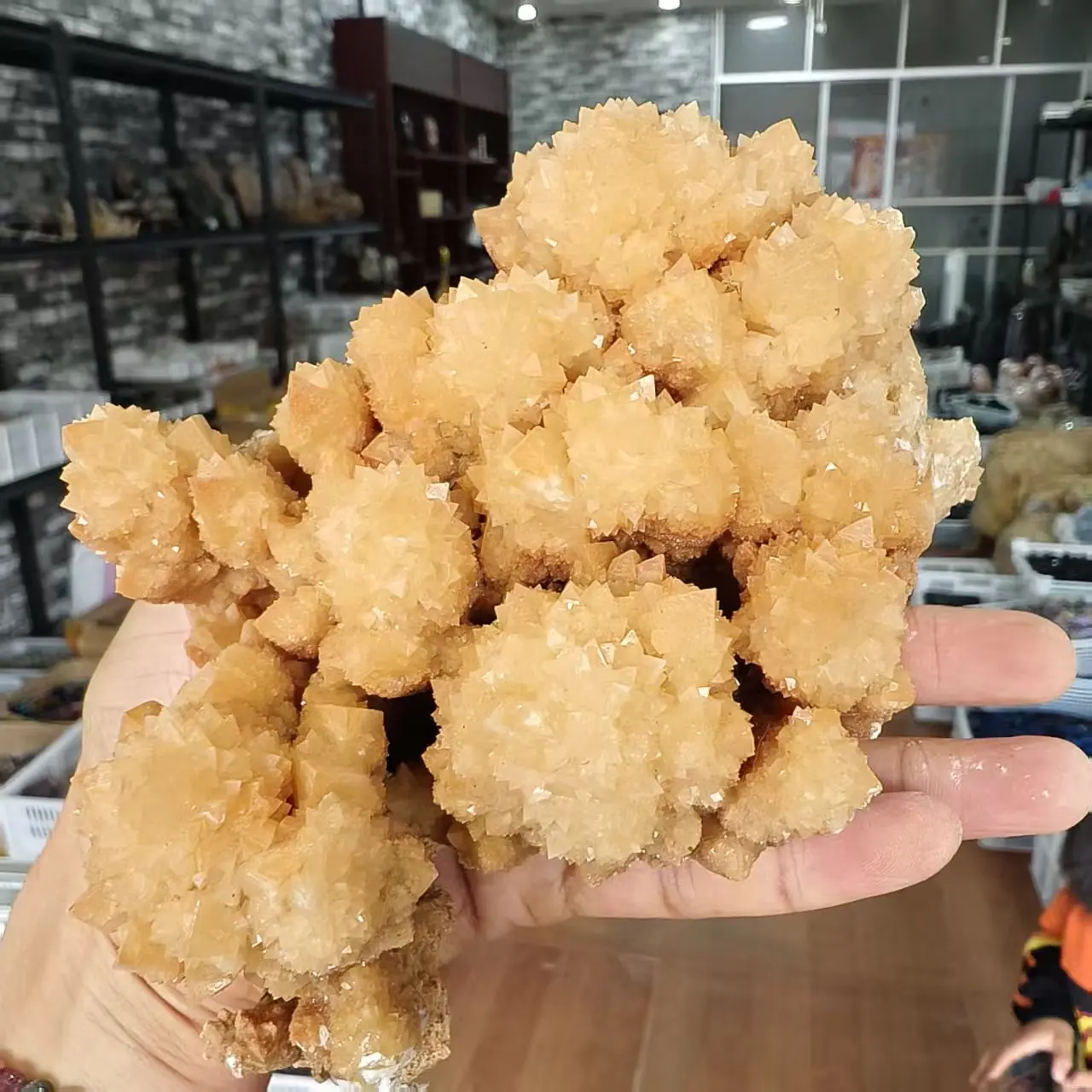Natural Orange Calcite Clusters, Quartz Crystal Orange Mineral Clusters, Mineral Spirit, Healing