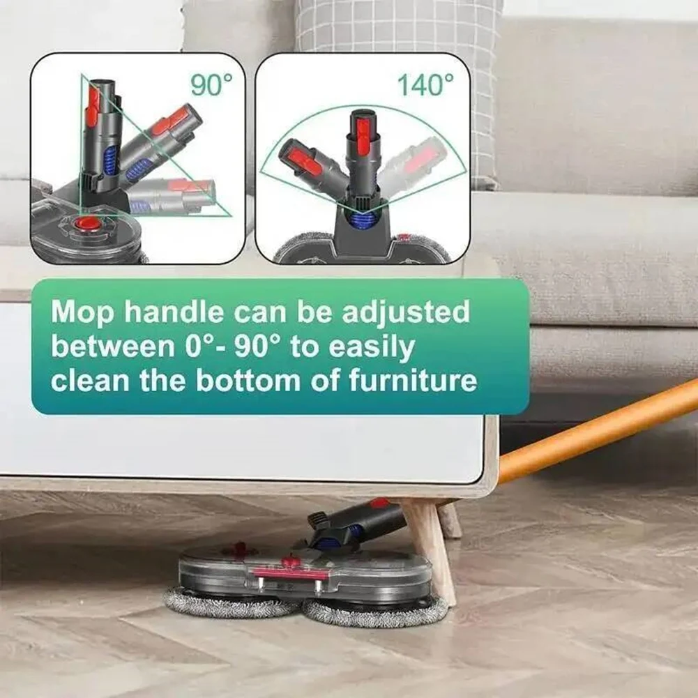 

LITE-Mop Head Replacement Kit For Dyson V7 V8 V10 V11 V15 Gen5 Vacuum Cleaner Includes Water Reservoir Cleaning Rag Attachment P