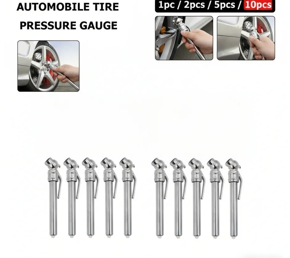 

Универсальный измеритель давления в шинах для автомобилей и мотоциклов, манометр-ручка 5-50 PSI, тестер для электровелосипедов