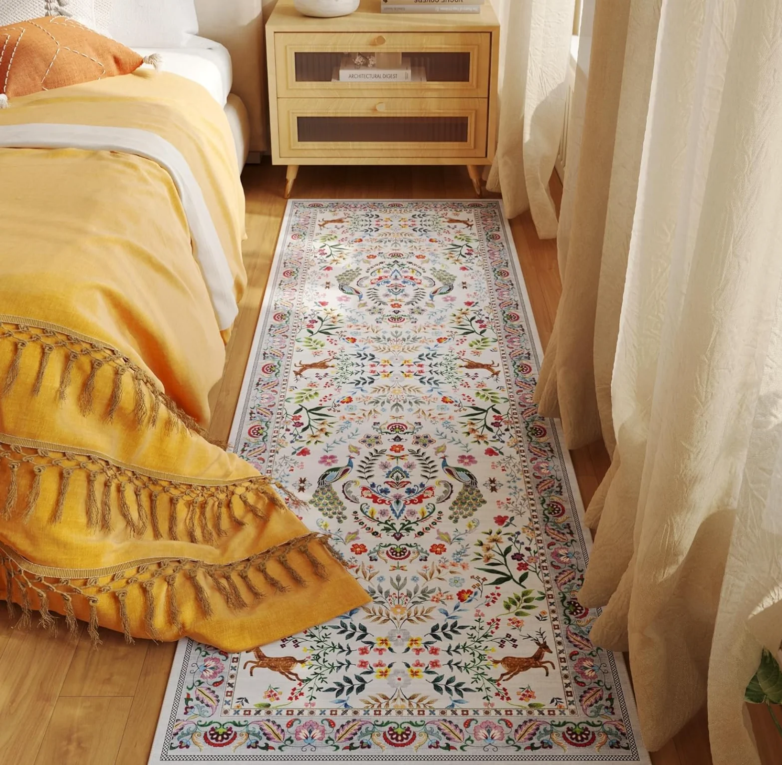 Elegant Exquisite Carpets with Anti Slip and Wear-resistant Properties Are Suitable for Home Corridors Kitchens Living Rooms