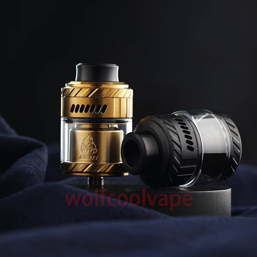 

Authentic ThunderHead Creations Mike Vapes Blaze MAX RTA Rebuildable Tank Atomizer 5.5ml / 7ml 30mm Diameter vape Tank Atomizer