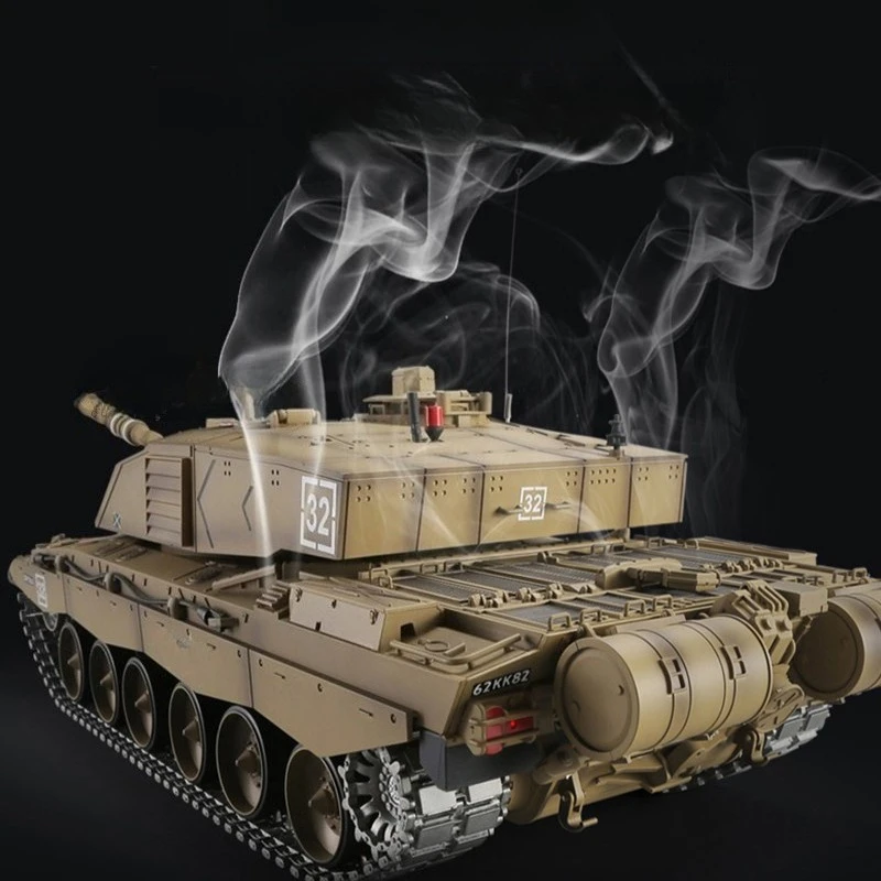 Henglong 3908-1 1/16 Remote Control Heavy Tank 7.0 System Multiplayer Racing Off-Road Armored Vehicle  Simulation Model Toy Tank