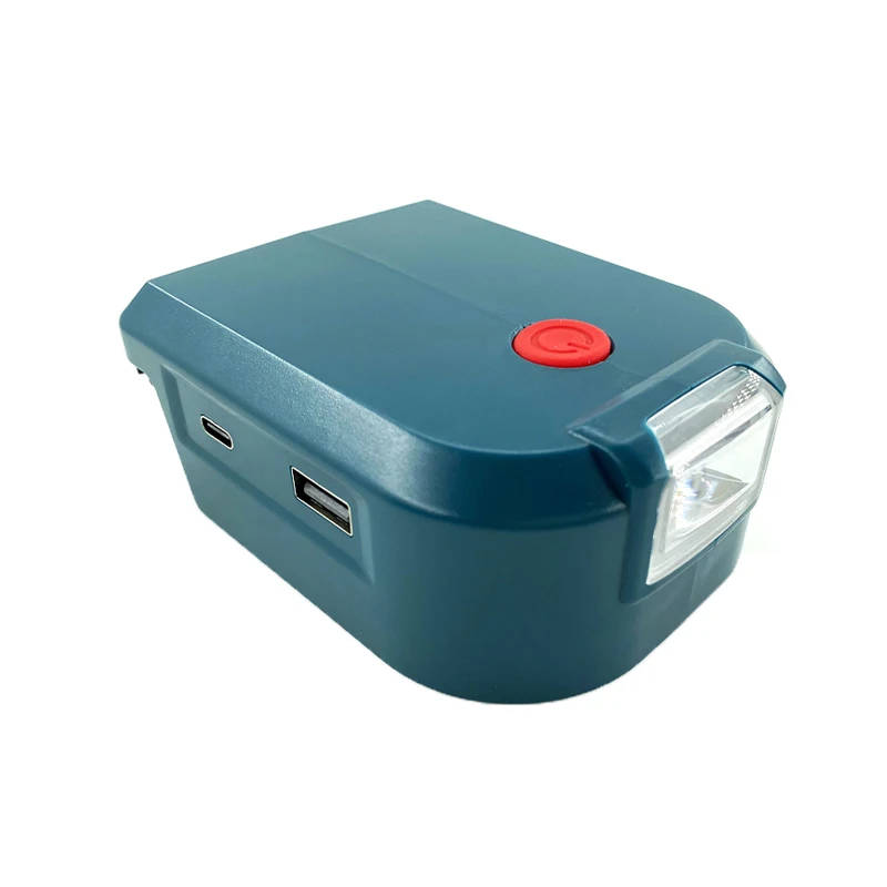Imagem -06 - Fonte de Alimentação sem Fio para Bosch Bateria Li-ion Bat618 Bat614 Carregador Usb tipo c Luz Adaptador Luz de Trabalho Led 14.418v