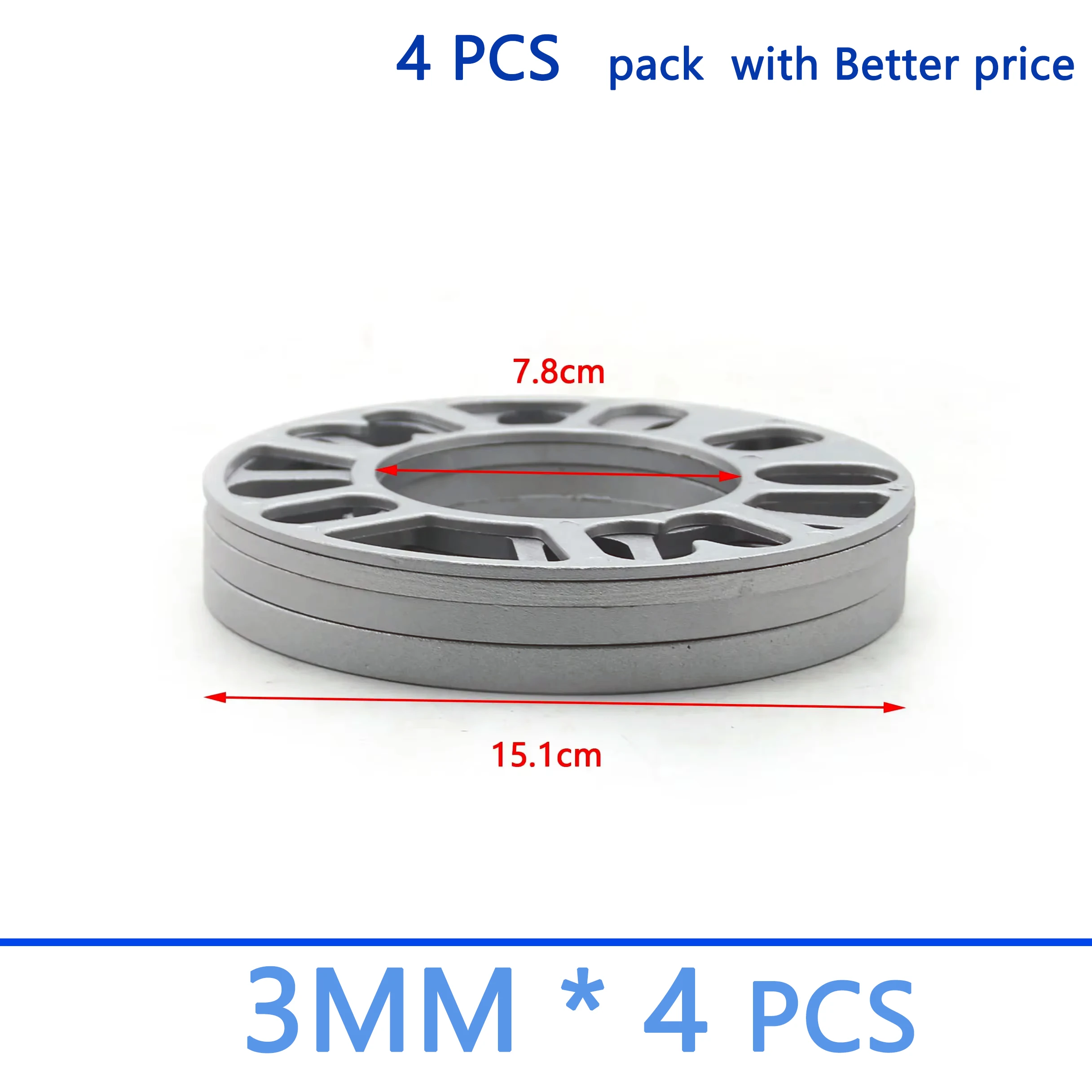 thk 3mm 4 pieces