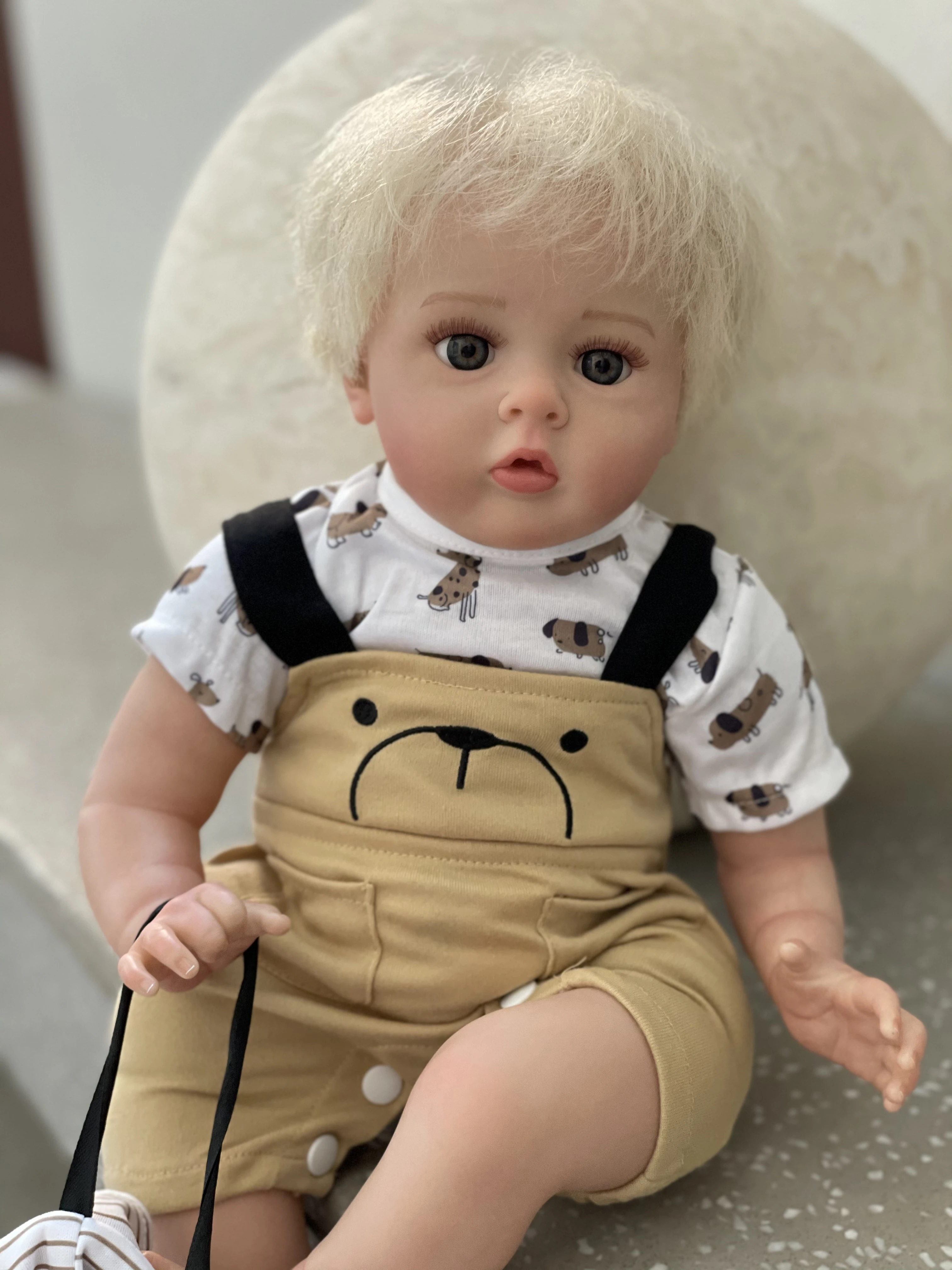 19 Inch Reborn Dolls 3D Painted Lifelike Bebe Newborn Baby Doll Toys For Kid's Gifts Muñecas Reborn