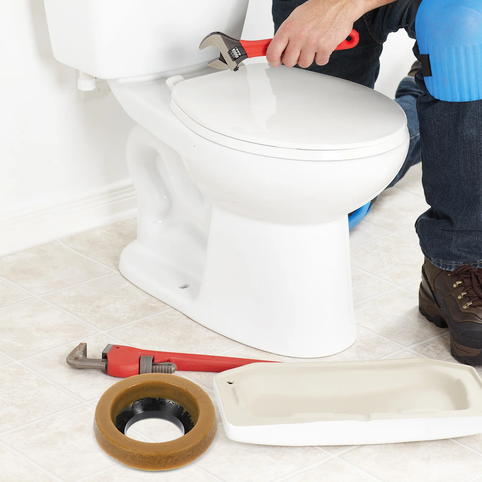 

Toilet Bowl Sealing Ring Universal Anti-Leakage Gasket Tight Sealing Effect Between Bowl Waste Line Toilet Ring with Flange