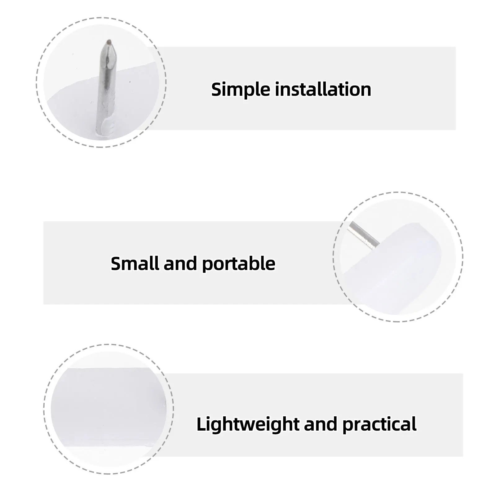 100Pcs Chair Foot Nails Furniture Glide Protective Pads Noise Proof Hardwood Vinyl Cement Floors Chair Foot Nail