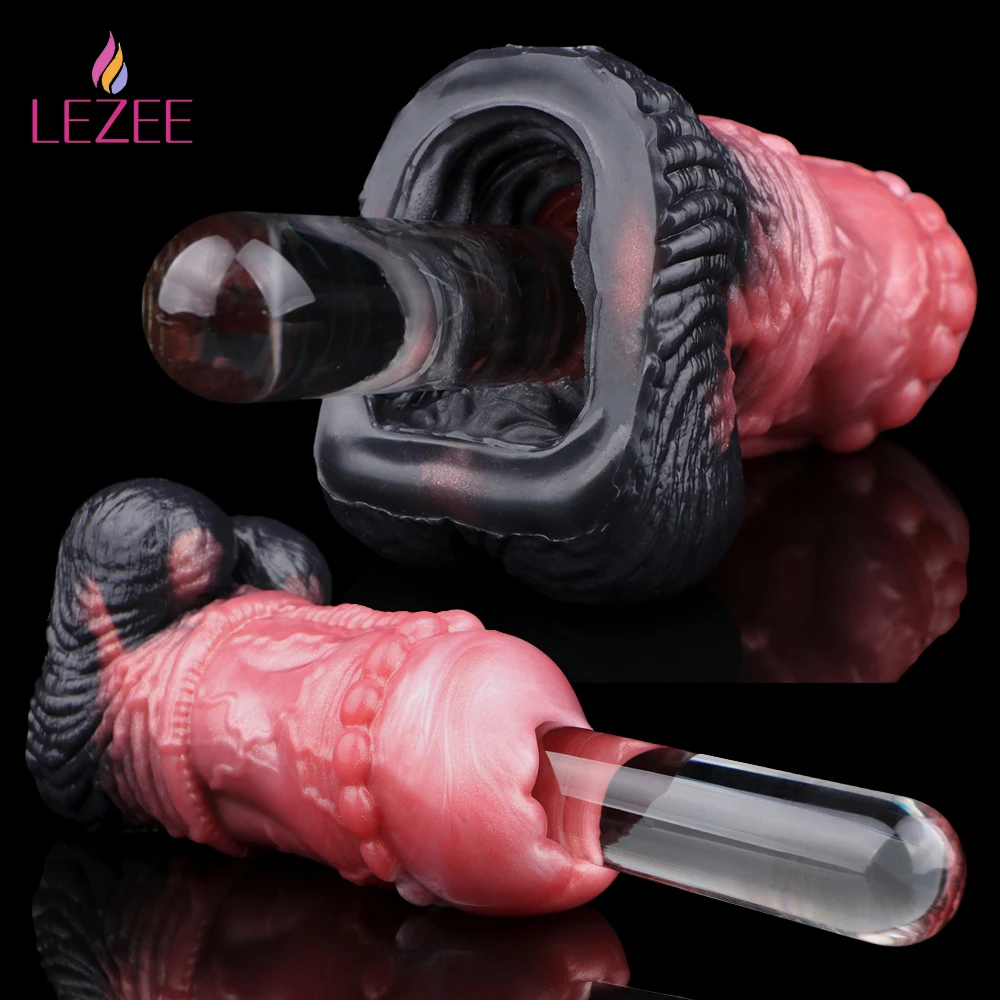 LEZEE Onahole جهاز استمناء كأس القضيب مدلك واقعية المهبل ضيق كس مص الضارب ديك محفز الجنس لعب للرجال