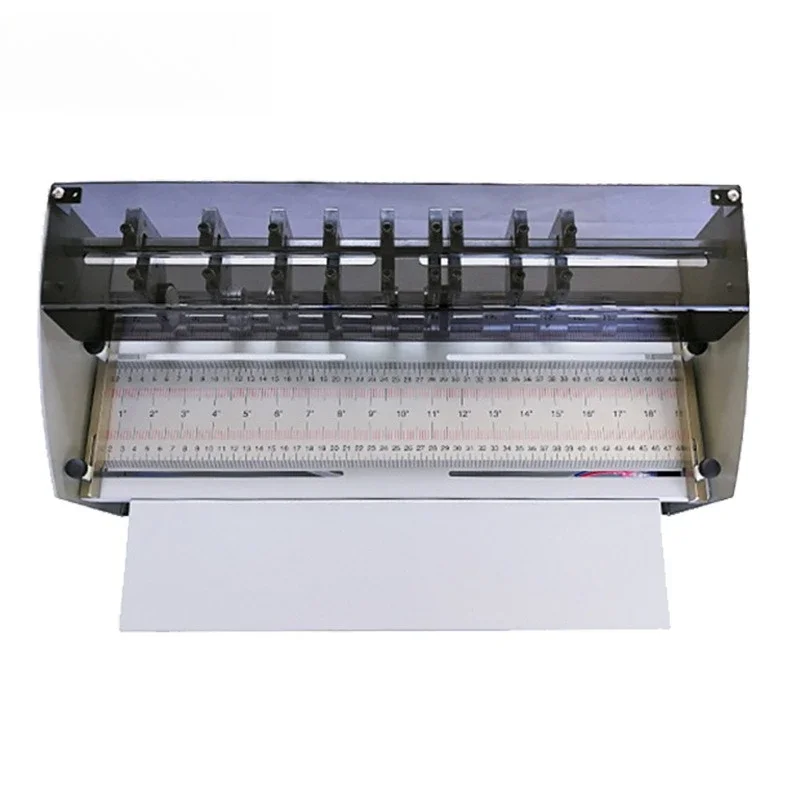 electric flip book line indentation machine, spine point line rice noodle cover business card indentation folding machine