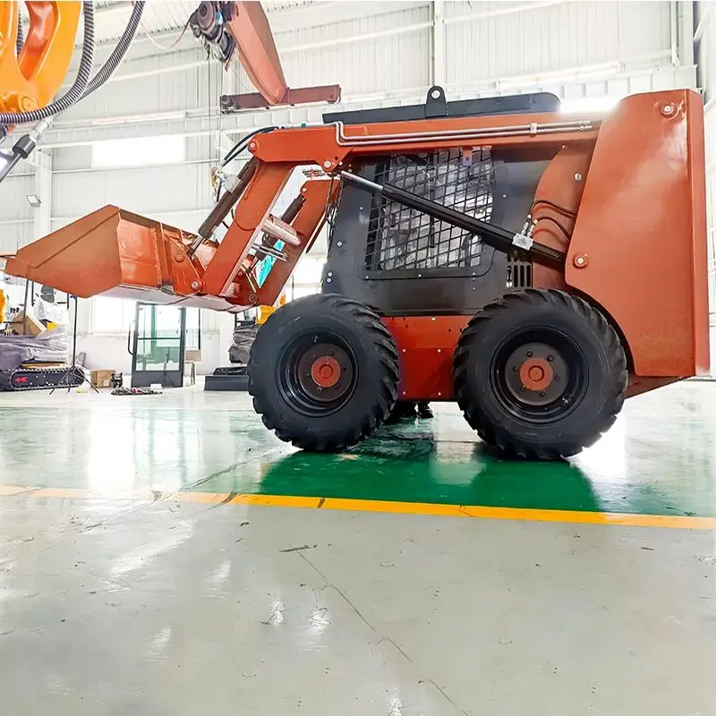 Customized High Quality Mini Skidsteer Loader Fast Delivery China Skid Steer Loader Forestry Small Loader