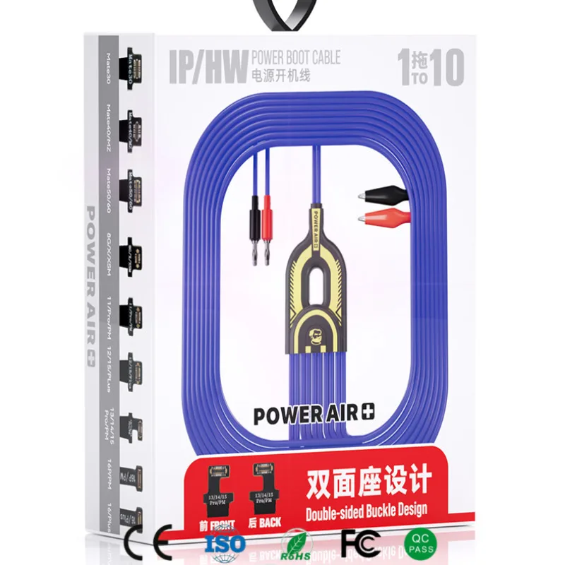 

Универсальный кабель для ремонта телефона MECHANIC POWER, 5000+, тест на долговечность, утолщенный медный сердечник для iPhone 8G-16Pro Max и HW Mate 30-60