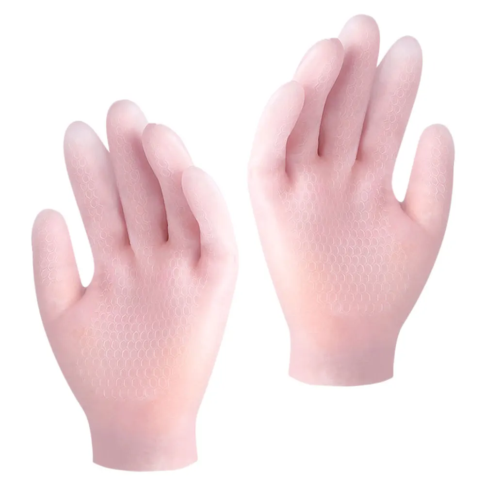 

Moisturizing Gloves Hydrating Hand Treatment Moisturizing Hand Covers Pink Care Reusable SEBS Spa Supplies Home Dry Skin