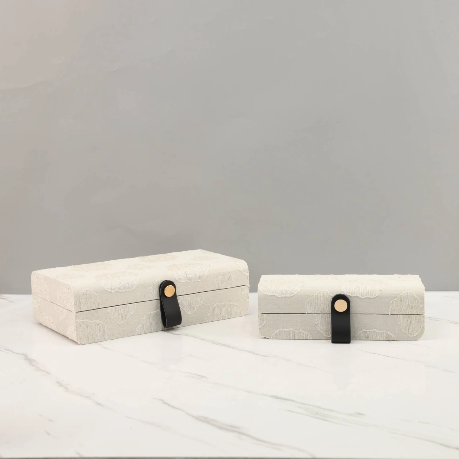 Jewelry Box with Clasp Compact Jewelry Box Small Easy to Organize for Dressing Table, Shelf