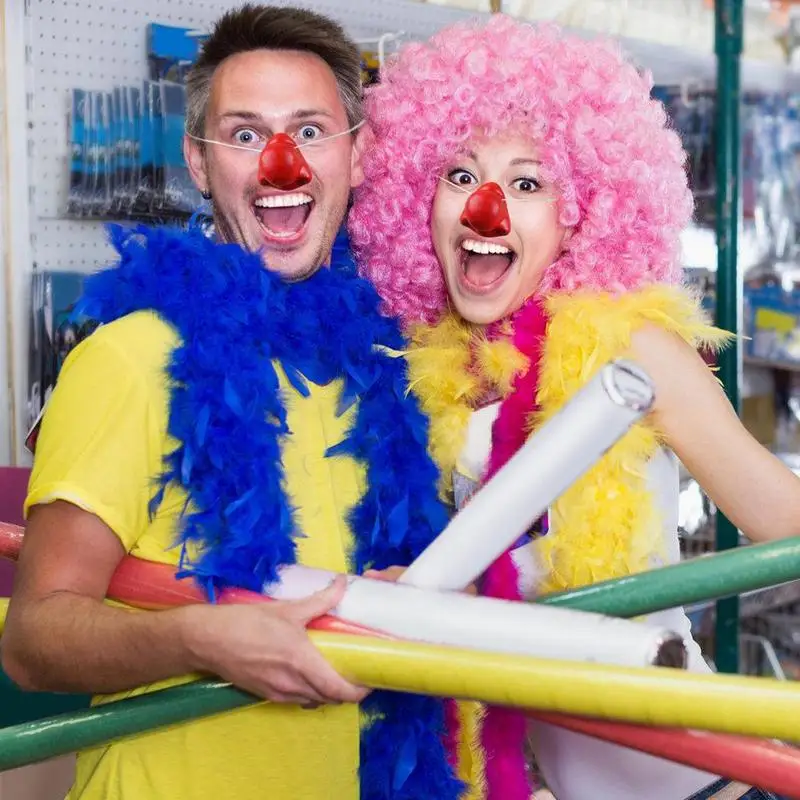 Clown Neus Spons Ballen Party Cosplay Rekwisieten Rode Bal Schuim Circus Clown Neus Comic Party Clown Rode Neus Make-Up Halloween Jurk