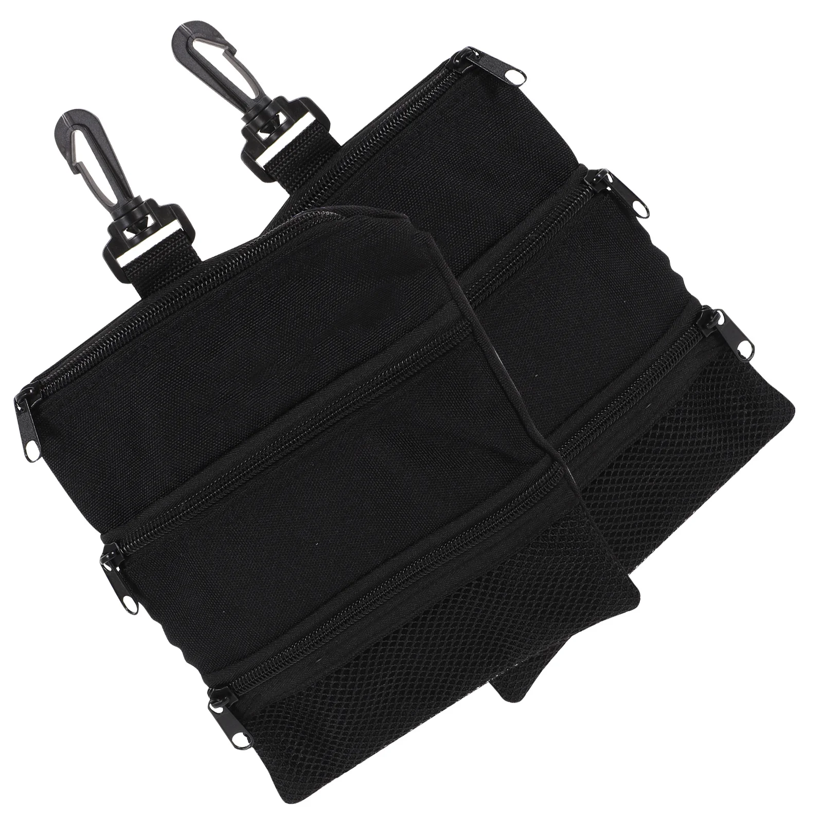

2Pcs Multifunctional Golf Tee Bag Durable Reusable Pouch for Accessories and Valuables Black Tee Bag Accessories