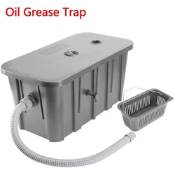 Commercial Oil-water Separator Oil Grease Trap Outlet For Restaurant Kitchen Interceptor Tools Waste Water Treatment Plastic