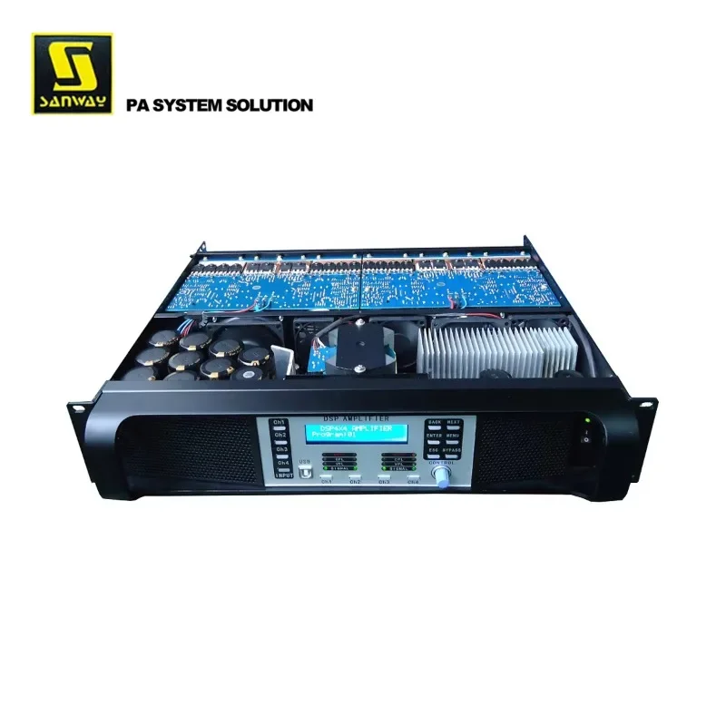 

Sanway DSP-10KQ 4-Channel 10000W Digital DSP Audio Amplifier Public Address Receiver & Amplifiers