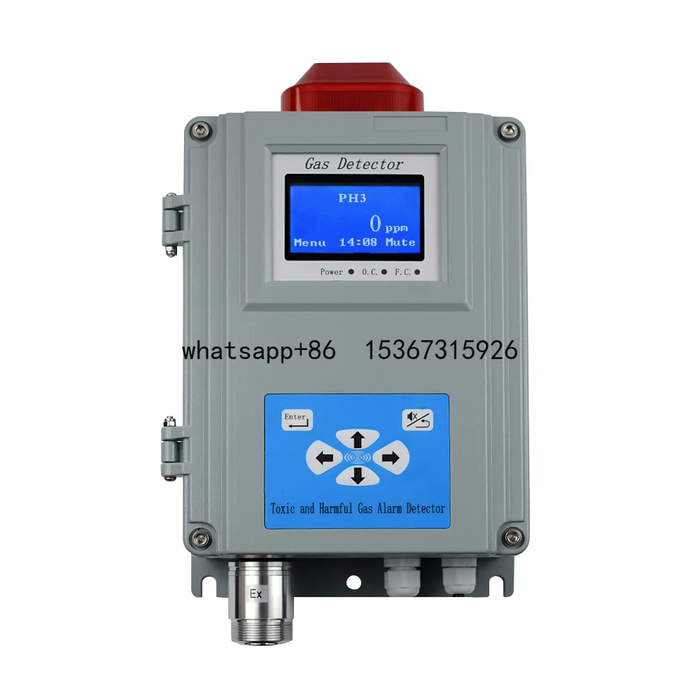 

High precision Wall Mounted Gas Analyzer Phosphine PH3 Gas Detector