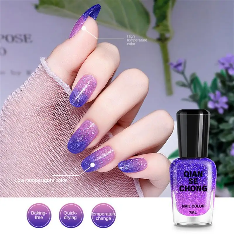 Temperatura Mudar Líquido Esmalte, Efeito Gradiente, Óleo de Impressão, Saúde e Beleza, 7ml