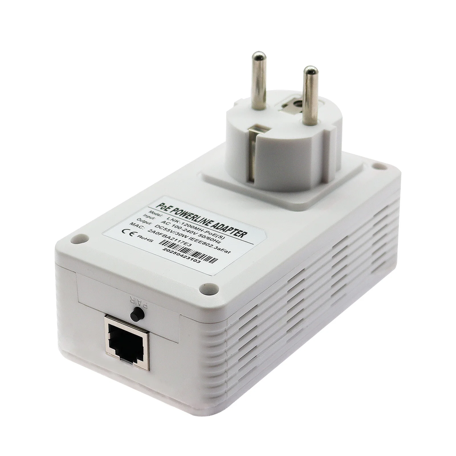 محول Powerline HomePlug AV بطول 1200 متر مع PoE #6