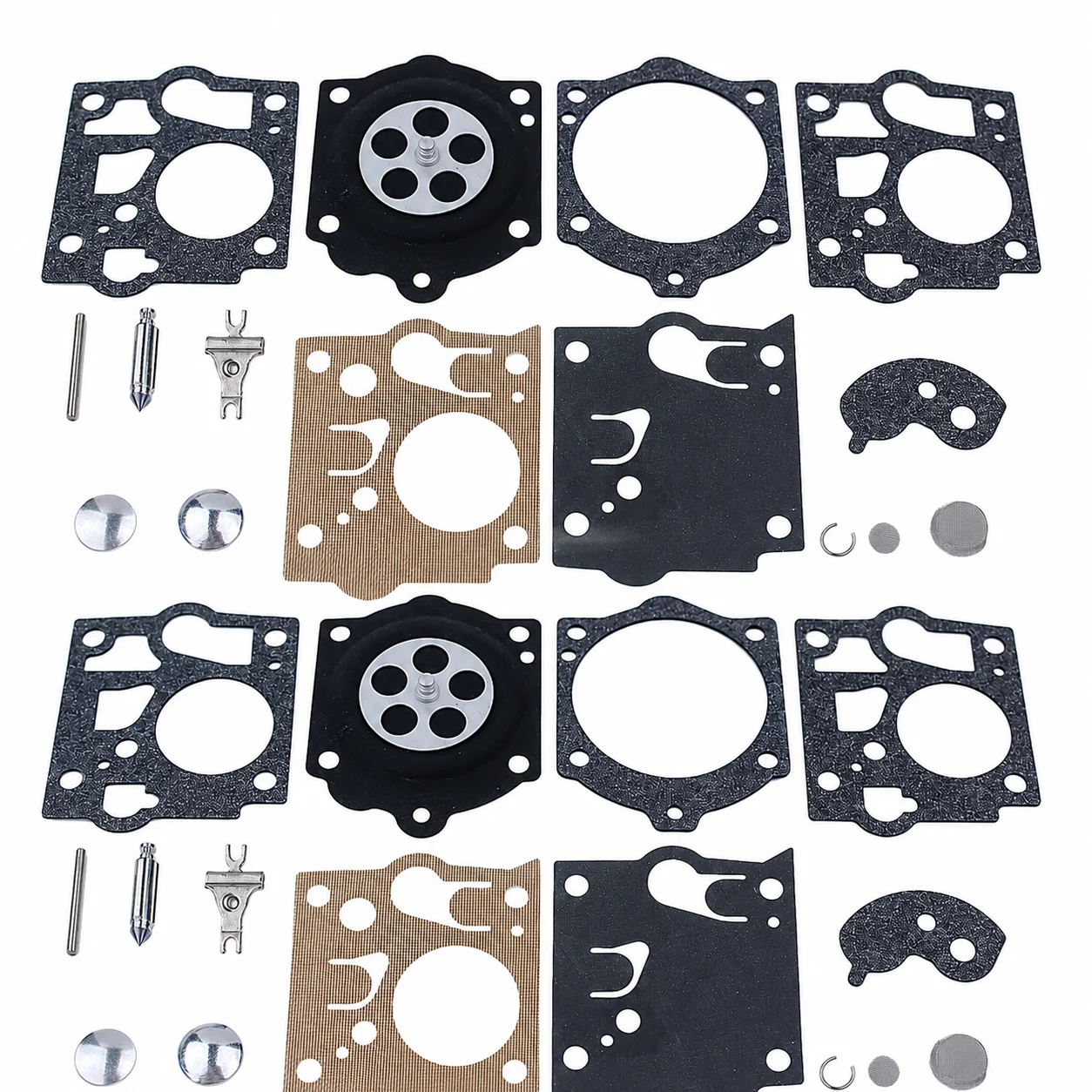 2Pcs Carburetor Carb Repair Kit Set For McCulloch Mac PROMAC 700 8200 PM10-10 K10-SDC Chainsaw Replacement Parts Tune Up Kit