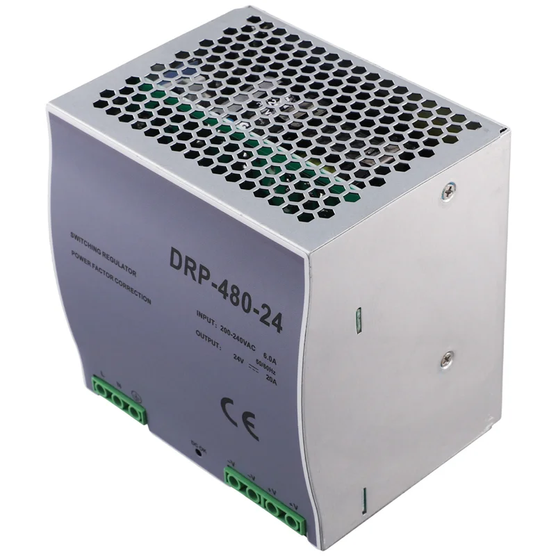 

IALJ-DRP-480 24V 480W Din Rail Power Supply Ac-Dc Driver Voltage Regulator Power Suply 100V-240V