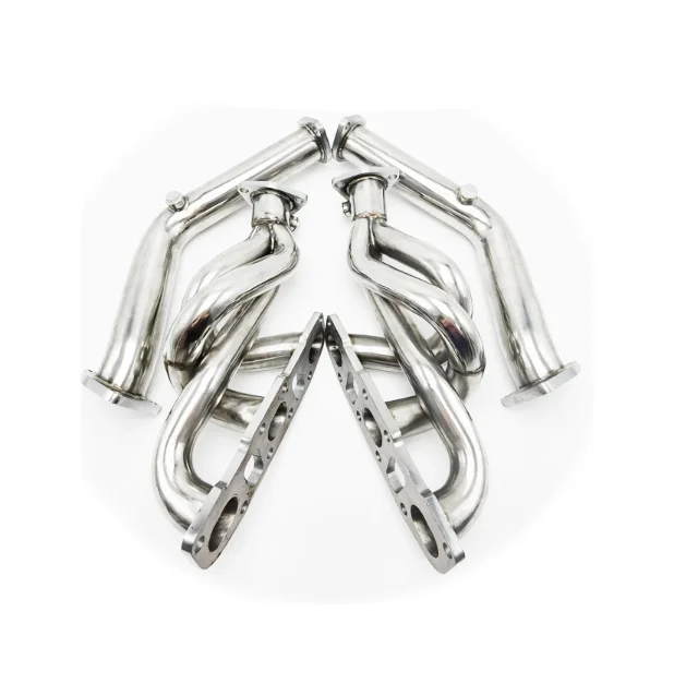STAINLESS HEADER MANIFOLD+DOWNPIPE EXHAUST for NISS@N 03-06 350Z Z33/G35 V35 VQ35DE