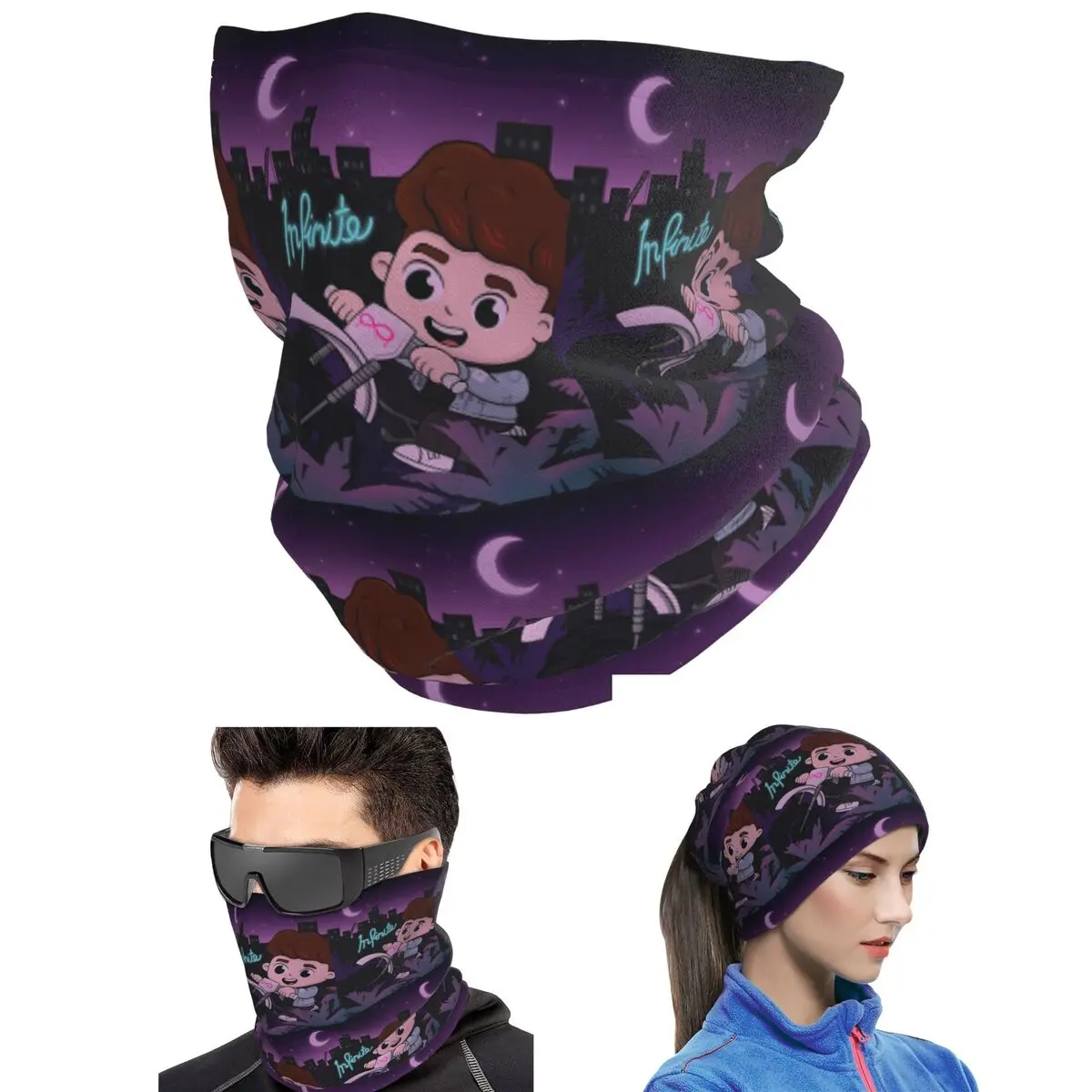 Caylus Bandana Neck Gaiter Printed Mask Scarf Outdoor Sports Face Mask Unisex Adult All Season