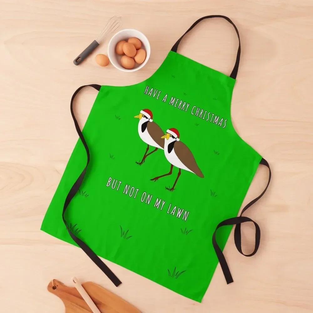 

Masked Lapwing Plover Christmas Apron Kitchen Supplies Idea Goods professional hairdresser Apron