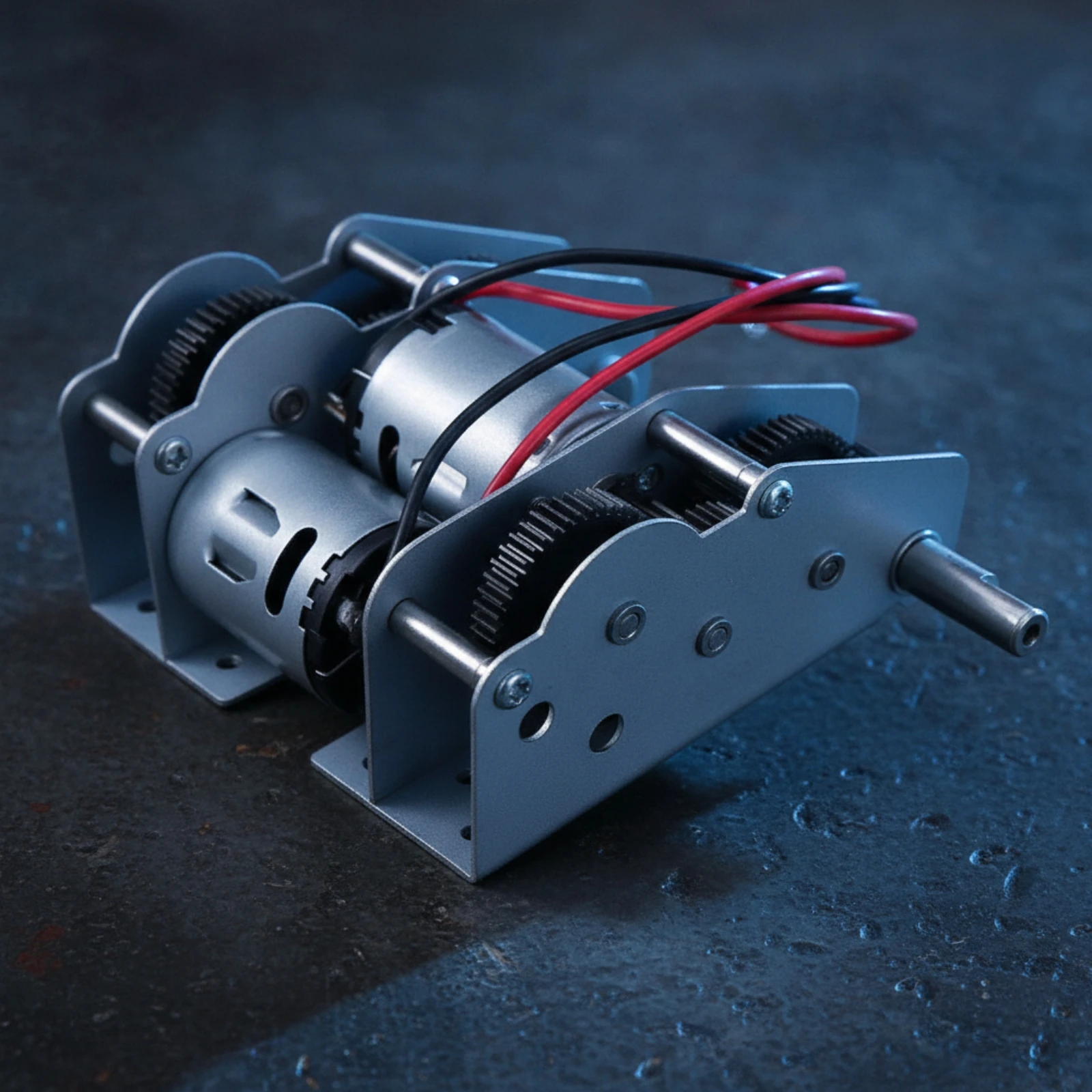 Steel Gear Gearbox Replacement Metal Drive Gearbox Long-Lasting Wear-Resistant for Hobbyists, DIY Model Building