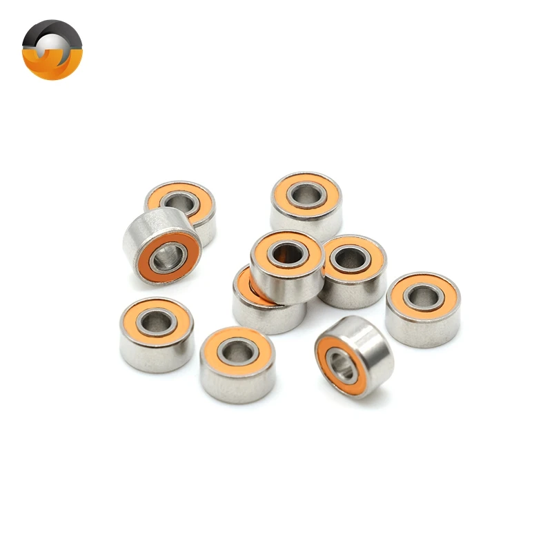 10Pcs Fishing Reel Bearing S693-2RS CB ABEC-7 3x8x4mm Stainless Steel Hybrid Ceramic Ball Bearings 693 2RS CB LD