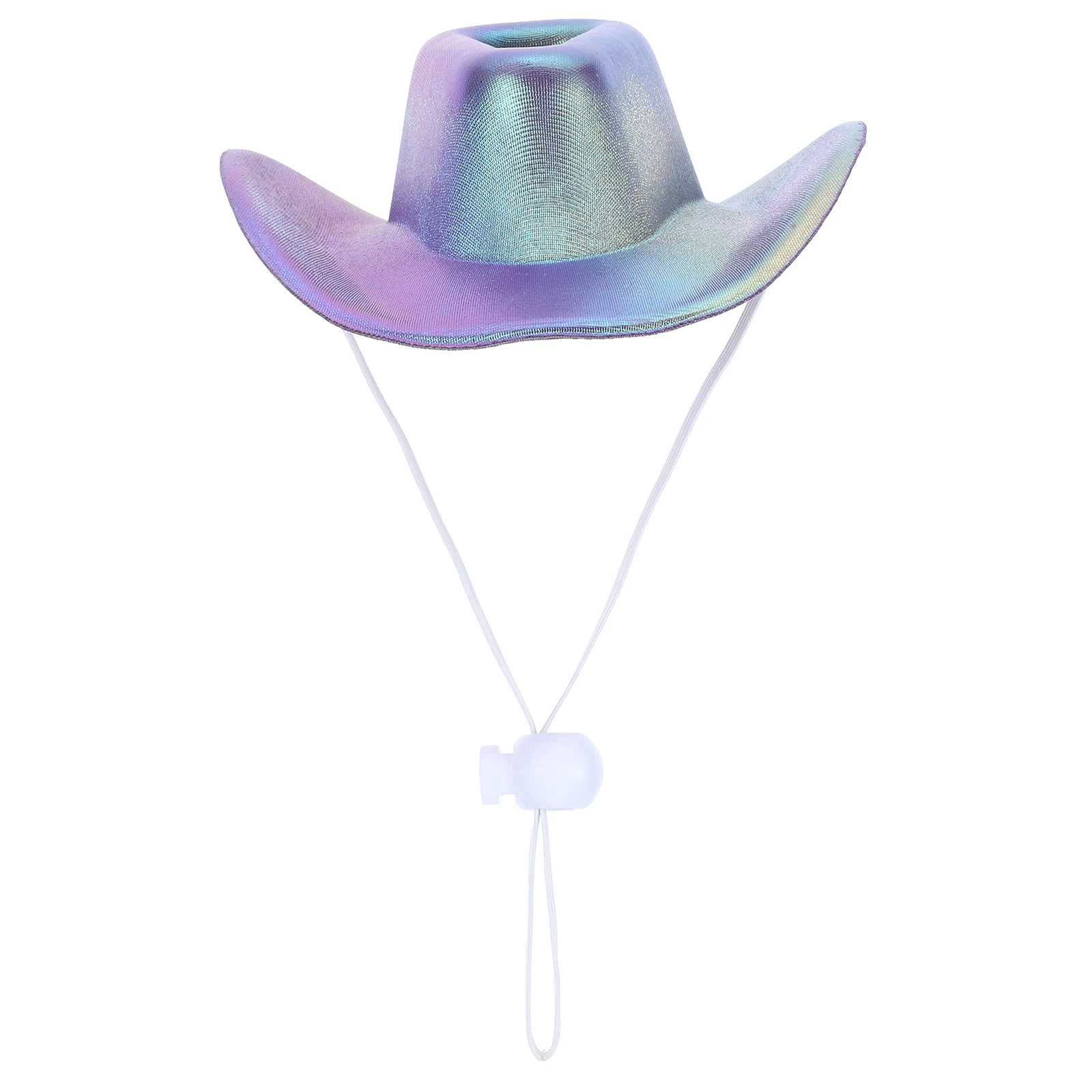 

Colorful Decorative Dog Bonnet Western Fedora Hat for Small Dogs Cats Adjustable Strap Summer Pet Cowboy Hat Fashion Role Play