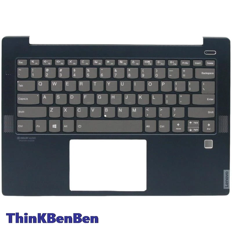 US English Blue Keyboard Upper Case Palmrest Shell Cover For Lenovo Ideapad S540 14 14IWL 14IML 14API 5CB0S17280