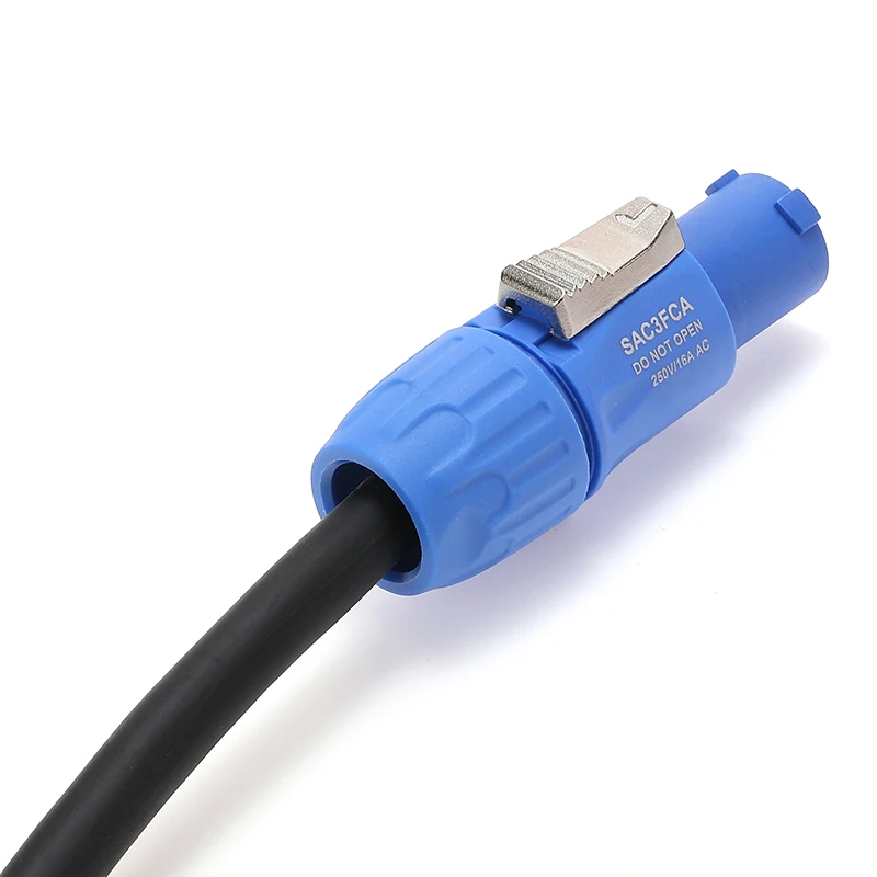 IP65 Waterproof 3P Stage Beam Light Aviation Plug 20A Power Cable & LED Display NAC3FCA Stage Lighting