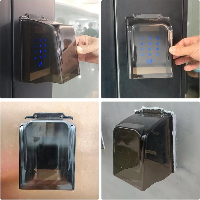 Türklingel Regenschutz, transparente Türklingel Wasserschutz wasserdichter Schutz Türklingel Zugangs kontrolle Aufsatz