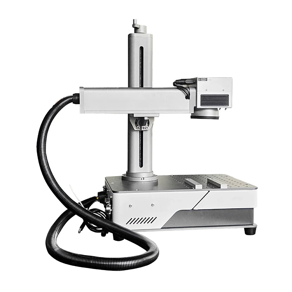 draagbare mini 20w 30w vezelmarkeermachine voor metaal