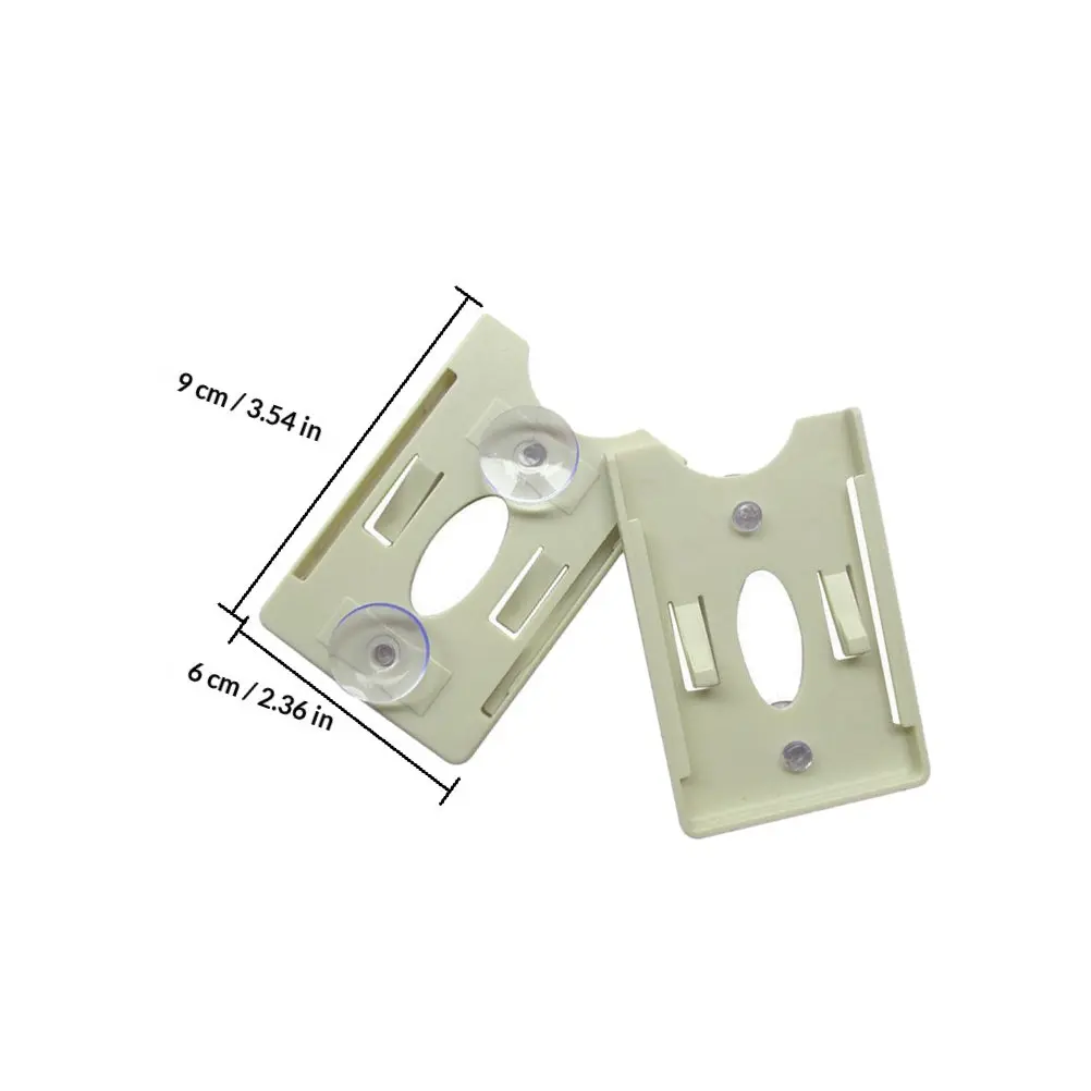 Picture 7: 2Pcs Windshield Card Holder Suction Cup Mount Rfid Shielded Parking Badge Organizer Car Document Management Vehicle Accessory