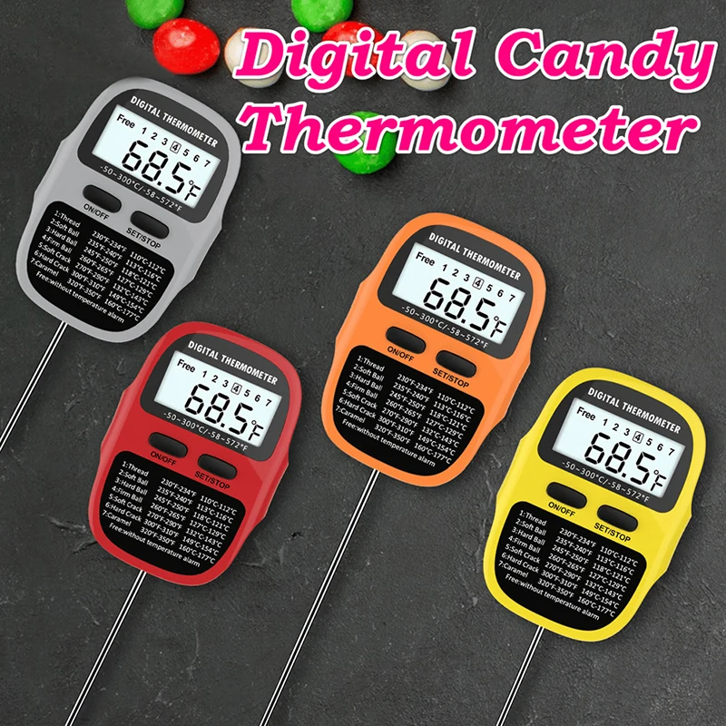 Kitchen Gift Kitchen Baked Food Candy Electronic Thermometer Water Thermometer Oil Thermometer Home Large Screen