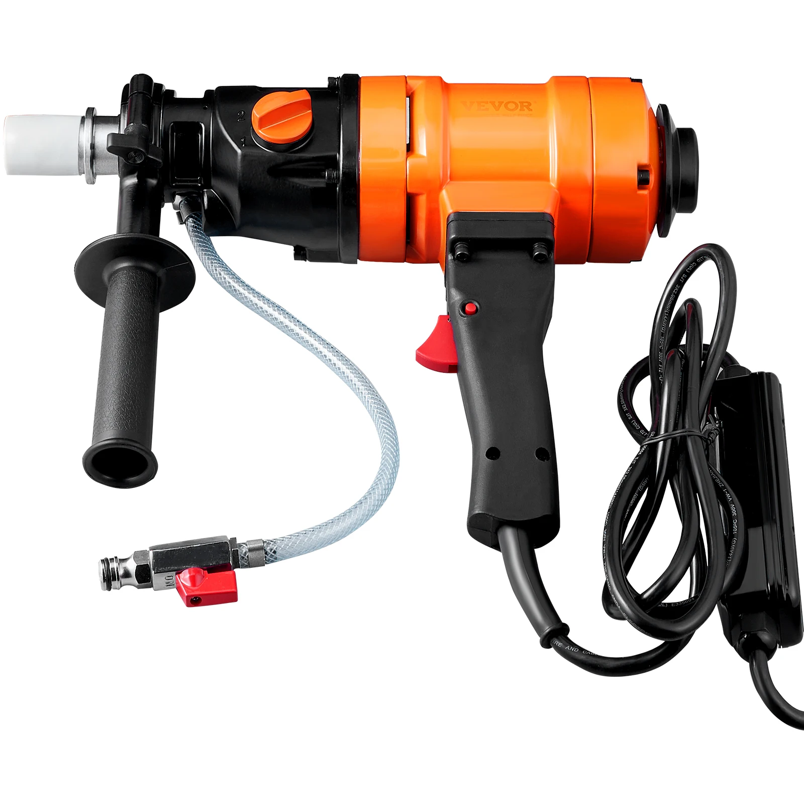 VEVOR 1500W 4in Bit Diamond Core Drill Machine Handheld Concrete Core Drill Rig Wet Stepless Speed Electric Drilling Machine