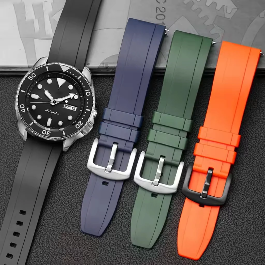 Quick Release Watch Strap For Omega X Swatch Moonswatch Strap 20mm 22mm Rubber Watch Band for Rolex for Tudor for Seiko Bracelet